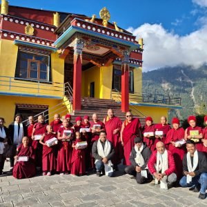 Great Compassion Fund Team Supports Thubten Oseling Gonpa in Helambu